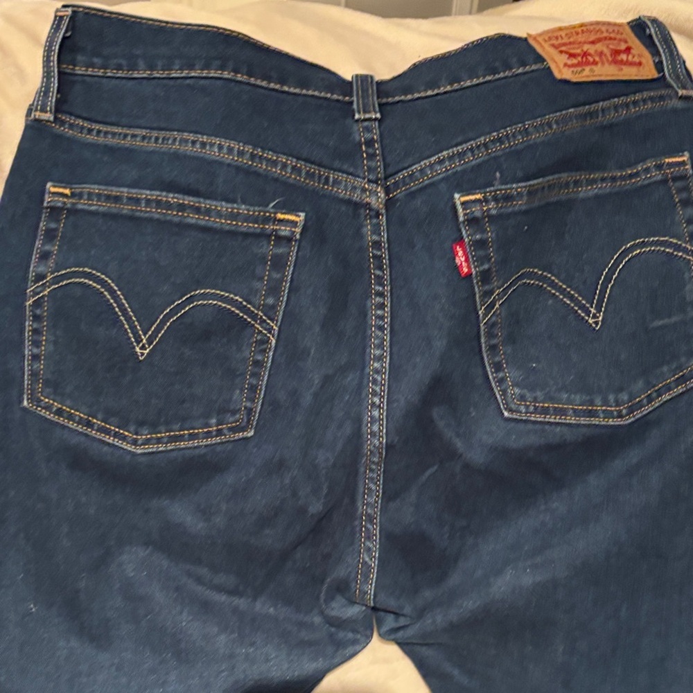 Levi's Women's Straight Leg Jeans - Dark Blue 501 in 29x30 - Picture 5 of 6
